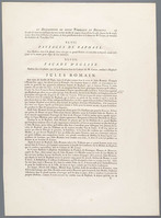 KG 14537
<br/>
Titelblad en beschrijvende tekst bij bundel reproductiegrafiek
<br/>
<em>Imprimerie Royale</em>